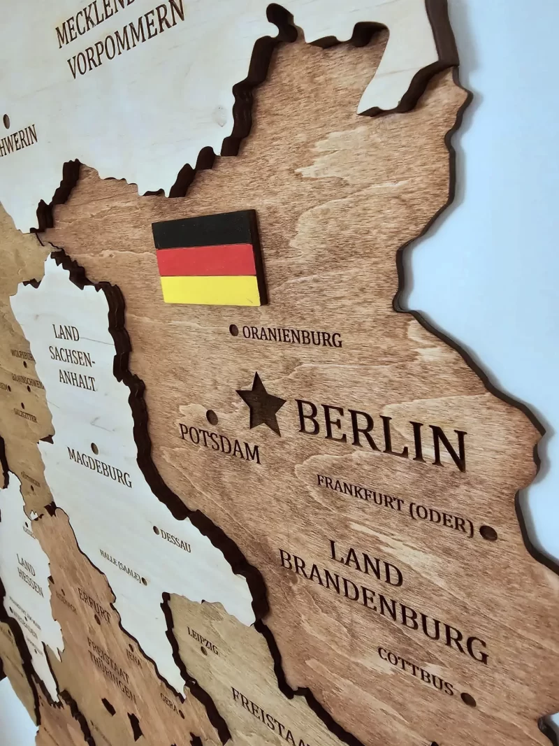 Carte 3D dе l'Allemagne Classic gold – Image 6